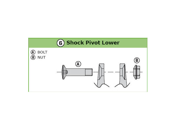 SIGHT 14 SHOCK PIVOT LOWER  #6 959800-13-232